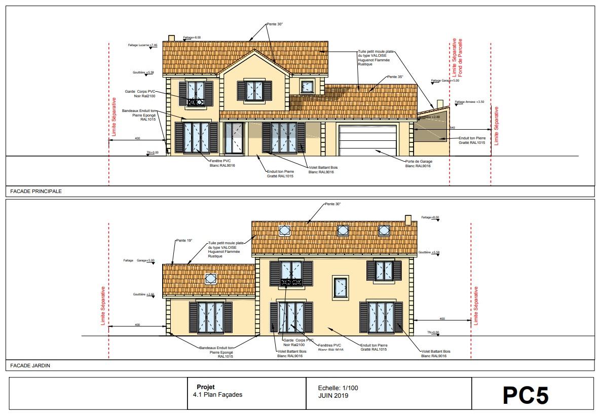 Construction D'une Maison (Plans + Etude Thermique + Cerfa)